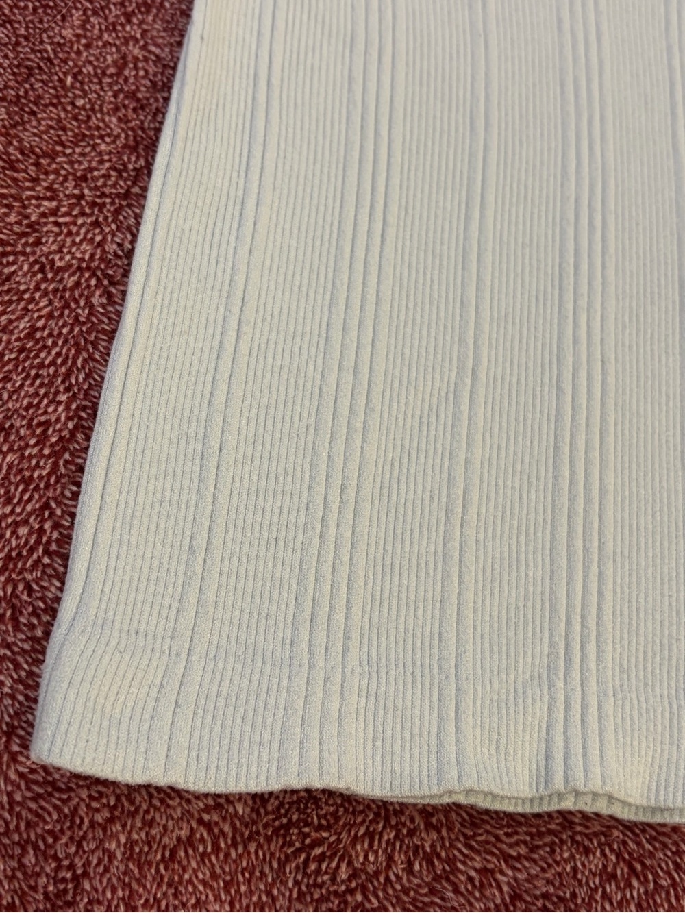 Justify Light Blue Ribbed Tank Top - Small - Picture 2 of 5